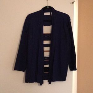 Alfred Dunner ladies sweater blouse